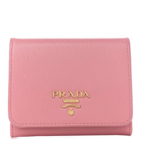 prada vitello move tri fold wallet peonia|PRADA Vitello Move Bi.